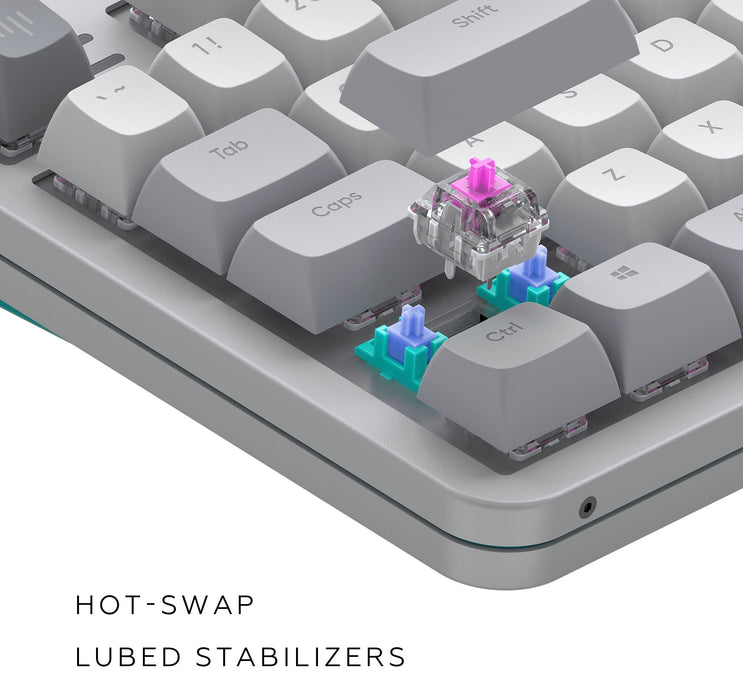 Gaming mechanical keyboard Dark Project ALU87 Daylight RGB