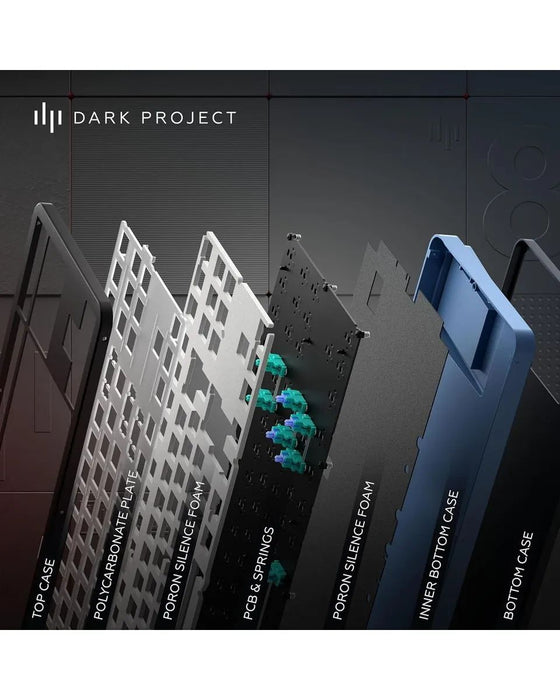 Gaming mechanical keyboard Dark Project ALU87A Midnight RGB