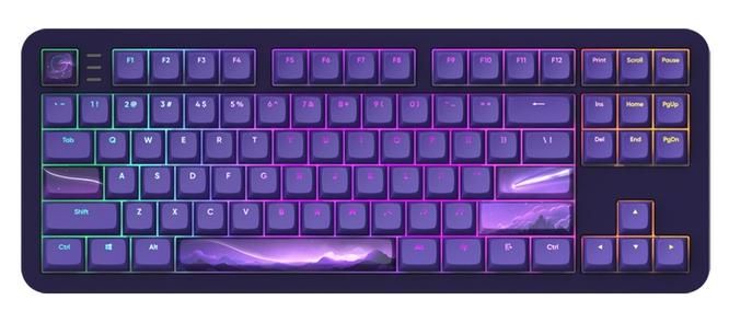 Gaming mechanical keyboard Dark Project ALU87B Celestial RGB