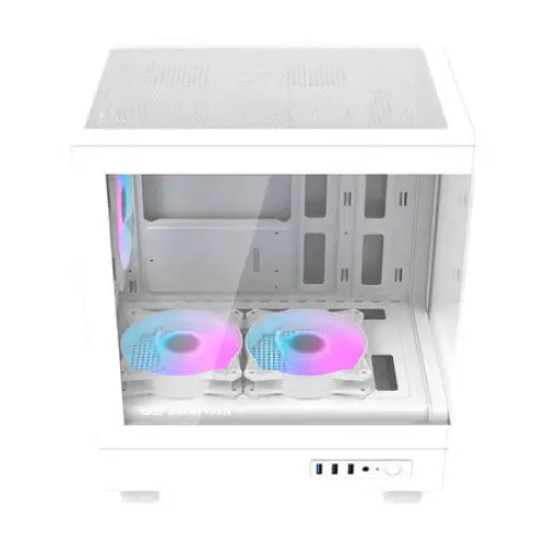 Darkflash DB330M computer case (white) + 3 ARGB fans - With fan<<<PC Cases<<<Gaming<<<InnproXML