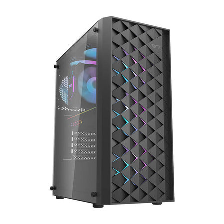 Darkflash DK351 computer case (black) + 4 RGB fans - With fan<<<PC Cases<<<Gaming<<<InnproXML