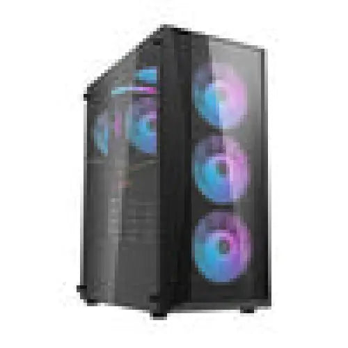 Darkflash DK352 Plus computer case (black) + 4 RGB fans - With fan<<<PC Cases<<<Gaming<<<InnproXML