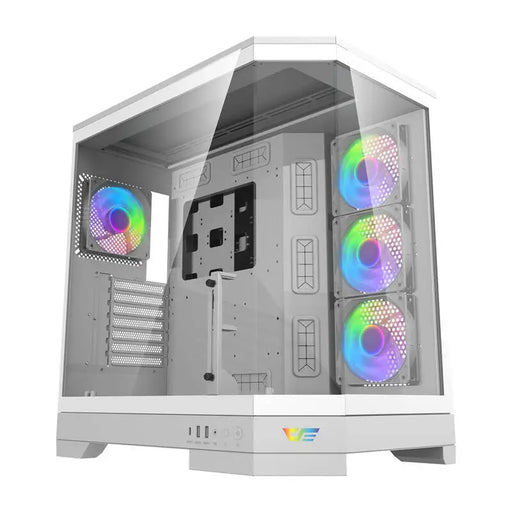 Darkflash DQX90 computer case (white) - With fan<<<PC Cases<<<Gaming<<<InnproXML