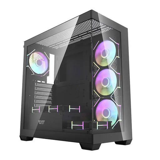 Darkflash DS900 computer case (black) + 7 ARGB fans - With fan<<<PC Cases<<<Gaming<<<InnproXML