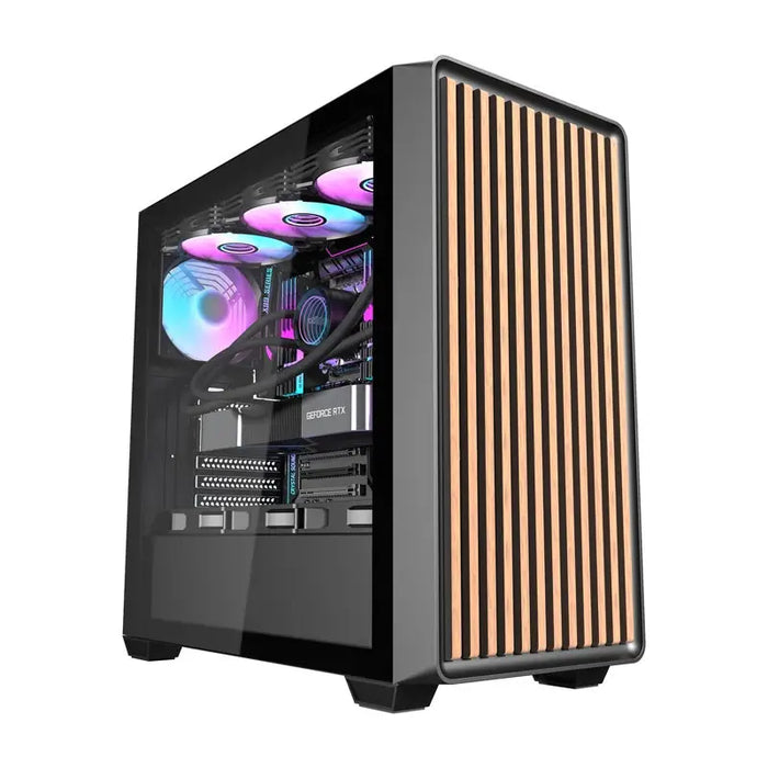 Darkflash DS900WD computer case (black) + 4 fans - With fan<<<PC Cases<<<Gaming<<<InnproXML