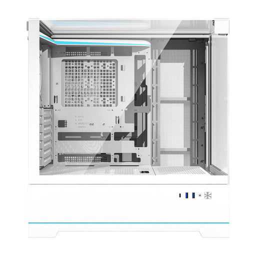 Darkflash DY450 computer case without fans (white) - Without fan<<<PC Cases<<<Gaming<<<InnproXML