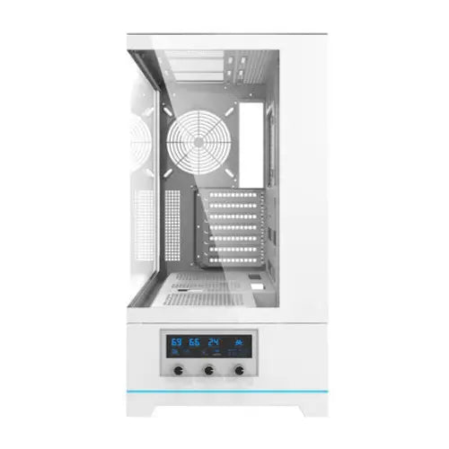 Darkflash DY451 computer case without fans (white) - Without fan<<<PC Cases<<<Gaming<<<InnproXML