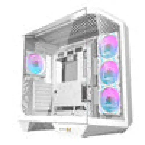 Darkflash DY470 computer case (white) + 4 fans + GPU bracket - With fan<<<PC Cases<<<Gaming<<<InnproXML