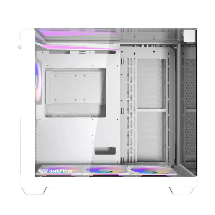 Darkflash TH285 computer case (white) + 4 fans - With fan<<<PC Cases<<<Gaming<<<InnproXML