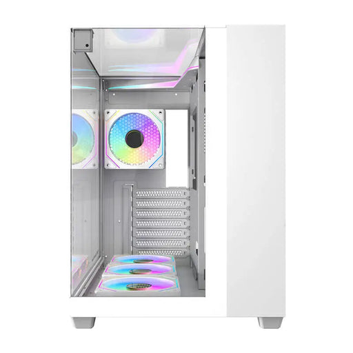 Darkflash TH285 computer case (white) + 4 fans - With fan<<<PC Cases<<<Gaming<<<InnproXML
