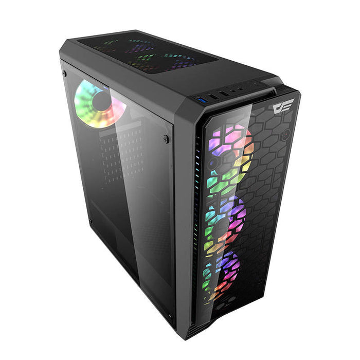 Darkflash Water Square 5 computer case (black) - Without fan<<<PC Cases<<<Gaming<<<InnproXML