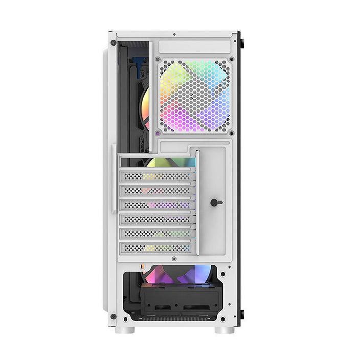 Darkflash DK151 LED computer case (white) + 3 RGB fans