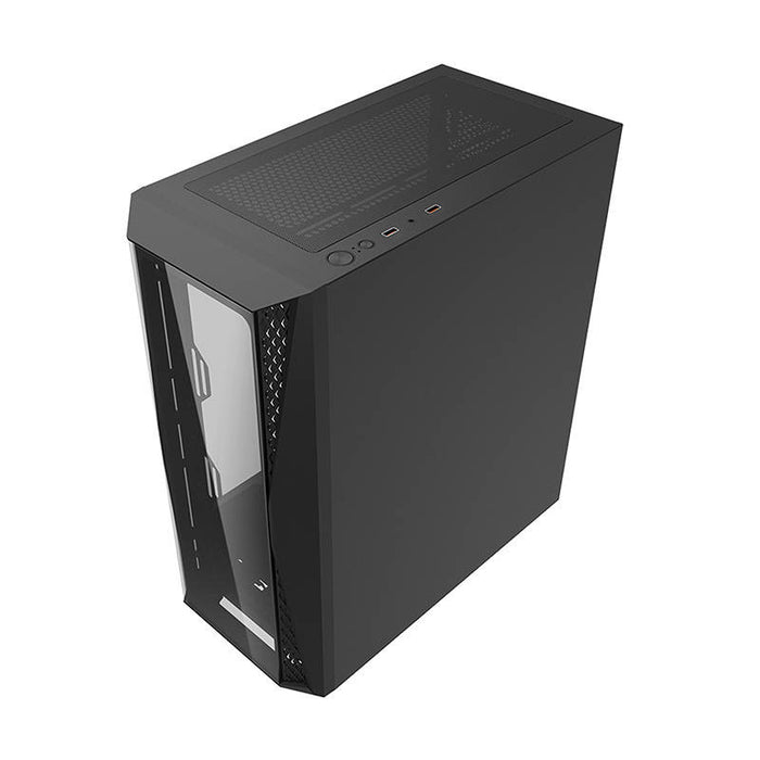 Darkflash DK352 Plus computer case (black) + 4 RGB fans