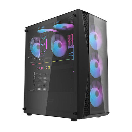 Darkflash DK352 Plus computer case (black) + 4 RGB fans