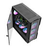 Darkflash DK431 Mesh computer case (black) + 4 ARGB fans