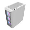 Darkflash DK352 Plus computer case (black and white) + 4 ARGB fans