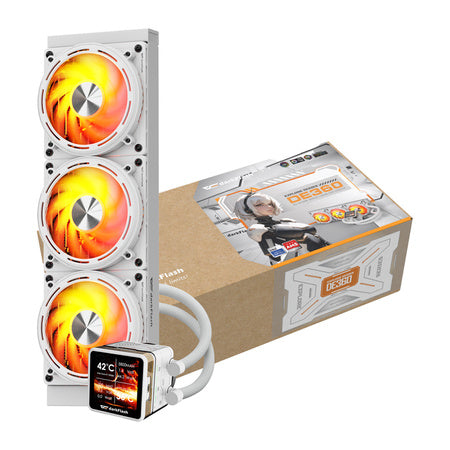 Water cooling for the processor DE360 (white)