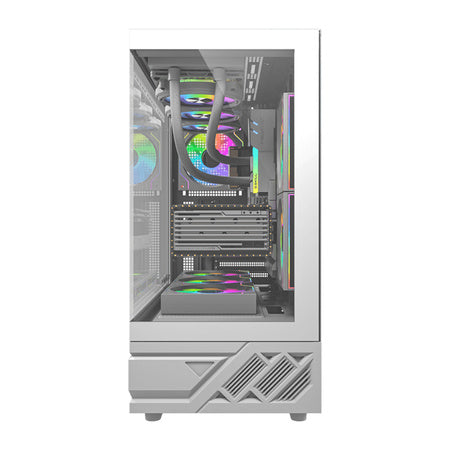 DarkFlash DS950 computer case (white) + 6 fans