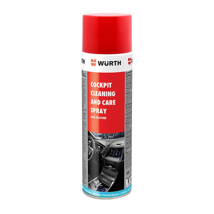 DASHBOARD CLEANING SPRAY WITH SILICONE 600ML WURTH - Вътрешно поддържане<<<Автокозметика и поддръжка<<<Авто и