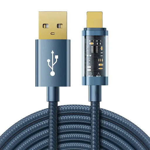 Data Cable to USB-A / Lightning / 2.4A / 2m Joyroom S-UL012A20 (blue) - Combo Cables<<<USB cables<<<GSM