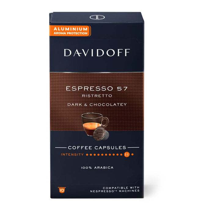 CAFE DAVIDOFF ESPRESSO 57 RISTRETTO 10PCS