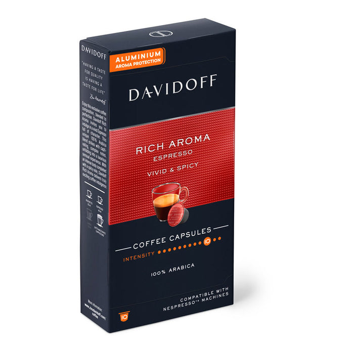 COFFEE DAVIDOFF RICH AROMA ESPRESSO 10PCS.