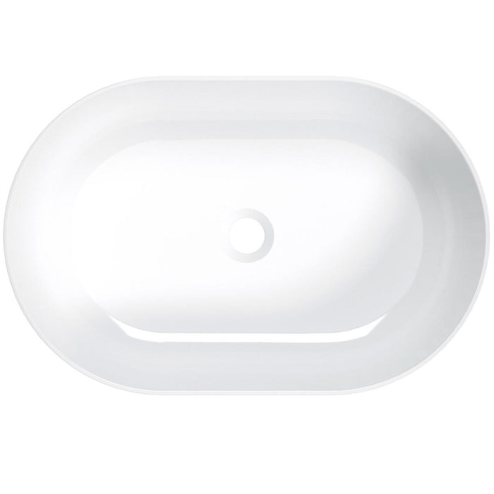 PORCELAIN WASHBASIN ROUND 38X58X14