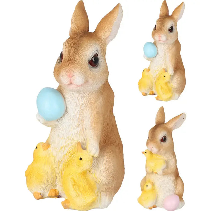 DECO FIGURE RABBIT 16.6CM PLX000240 - Декоративни фигури<<<Градина<<<Praktiker
