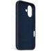 Decoded AntiMicrobial Silicone Backcover Case with MagSafe for iPhone 16 - Navy Blue - Cell phone cases