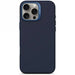 Decoded AntiMicrobial Silicone Backcover Case with MagSafe for iPhone 16 Pro Max - Navy Blue - Cell phone cases
