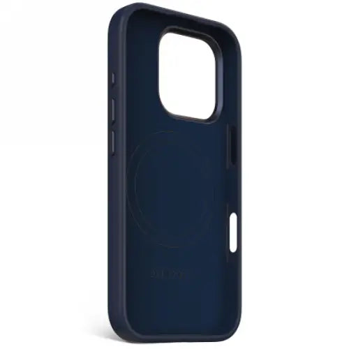 Decoded AntiMicrobial Silicone Backcover Case with MagSafe for iPhone 16 Pro - Navy Blue - Cell phone cases