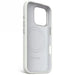 Decoded AntiMicrobial Silicone Stacks Backcover with MagSafe for iPhone 16 Pro - Gray - Cell phone cases