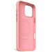 Decoded AntiMicrobial Silicone Stacks Backcover with MagSafe for iPhone 16 Pro Max - Pink - Cell phone cases