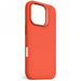Decoded AntiMicrobial Silicone Stacks Backcover with MagSafe for iPhone 16 Pro - Orange - Cell phone cases