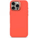 Decoded AntiMicrobial Silicone Stacks Backcover with MagSafe for iPhone 16 Pro Max - Orange - Cell phone cases