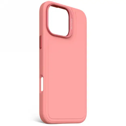 Decoded AntiMicrobial Silicone Stacks Backcover with MagSafe for iPhone 16 Pro Max - Pink - Cell phone cases
