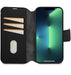 Decoded Detachable Wallet Case Leather with MagSafe with Flip for iPhone 14 Plus - Black - Cell phone cases