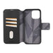 Decoded Detachable Wallet Case Leather with MagSafe for iPhone 15 Pro Max - Black - Cell phone cases