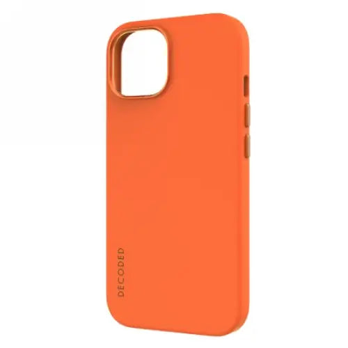 Decoded Leather Case with MagSafe for iPhone 15 - orange - Cell phone cases and covers<<<HurtelXML