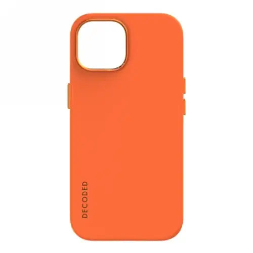 Decoded Leather Case with MagSafe for iPhone 15 - orange - Cell phone cases and covers<<<HurtelXML