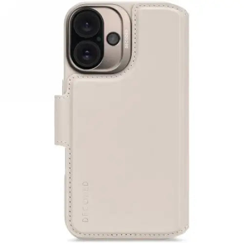 Decoded Leather Detachable Wallet MagSafe Case with Wallet for iPhone 16 - Pink - Cell phone cases