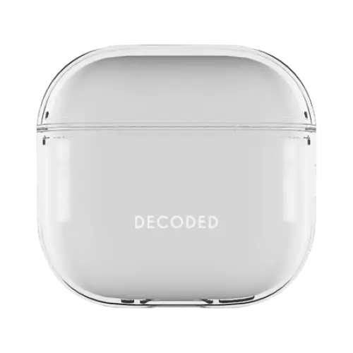 Decoded Silicone Aircase for AirPods 4 - Transparent - Cell phone cases and covers<<<HurtelXML