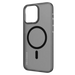 Decoded Transparent Grip Case with MagSafe for iPhone 15 Pro Max - gray and black - Cell phone cases