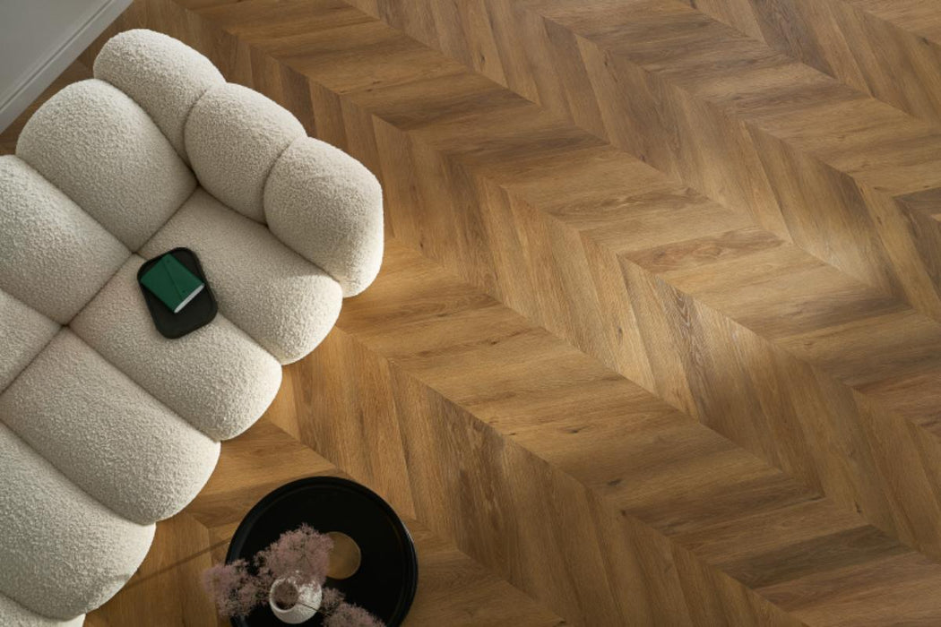 SPC FLOORING CHEVRON FRISCO OAK 4.5MM