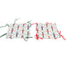 Decorative basket Home ESPRIT White Red Green Beige Nutcracker Christmas 30 x 30 x 8 cm (2 Units) - Декорация и