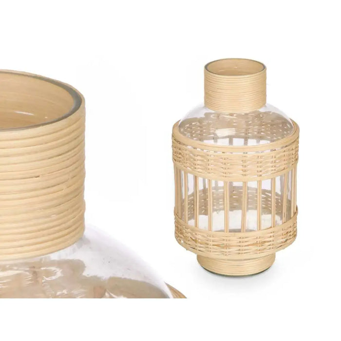 Decorative bottle Gift Decor Transparent Natural 16 x 27,5 x 16 cm (6 Units) - Декорация и Осветление<<<Дом