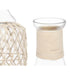Decorative bottle Gift Decor White Transparent 20 x 48 x 20 cm 19 x 48 cm Decorative (2 Units) - Декорация и