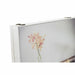 Decorative box DKD Home Decor Yellow Beige Pink MDF Wood Flowers Vase Counter (2 Units) - Декорация и Осветление<<<Дом