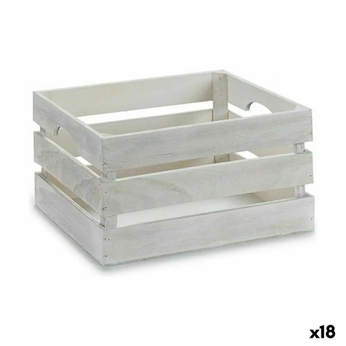 Decorative box Gift Decor White Wood Poplar Aspen wood (18 Units) - Декорация и Осветление<<<Дом