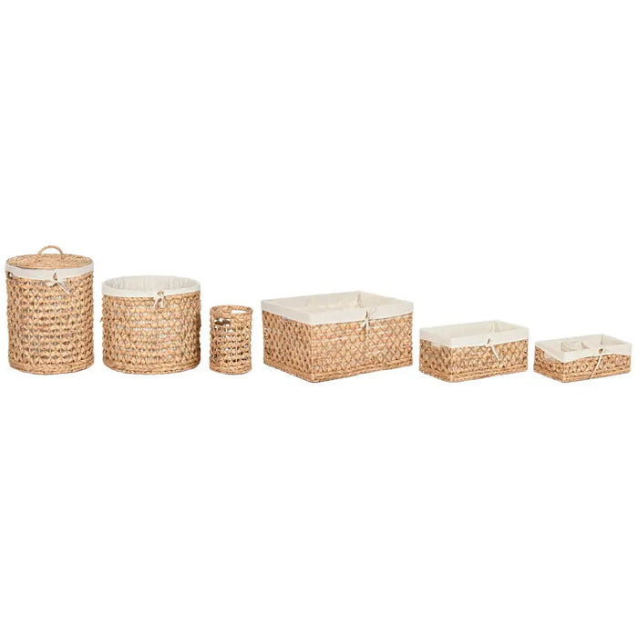 Decorative box Home ESPRIT Natural Water hyacinth Tropical - Декорация и Осветление<<<Дом Градина<<<BigBuy&&&Други